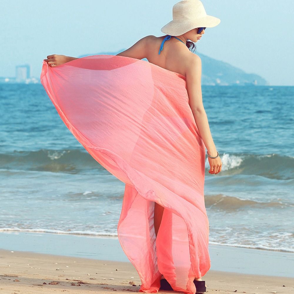Women'S Korean Accessories - Strandsjaal Bikini Cover Sjaals Effen kleur