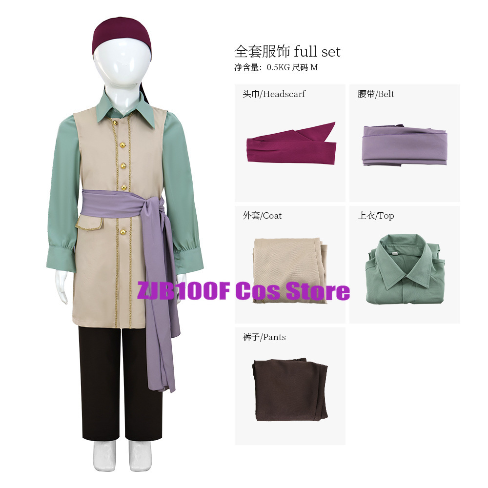 Women'S Accessories Clothing - Anime Kapitein Clark Cosplay Kostuum Uniform