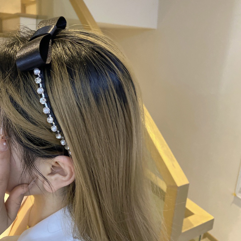 Women'S Accessories Go Outdoors - Koreaanse mode-haarband stoffen strik met strassaccent