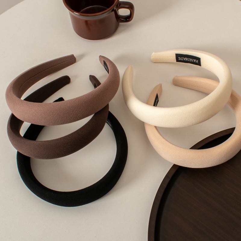 Women'S Accessories Go Outdoors - Brede haarband van stof voor herfst/winter,