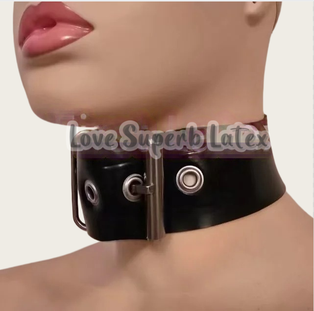 Women'S Accessories For Neck - 0,4 mm sexy latex nekchoker rubber