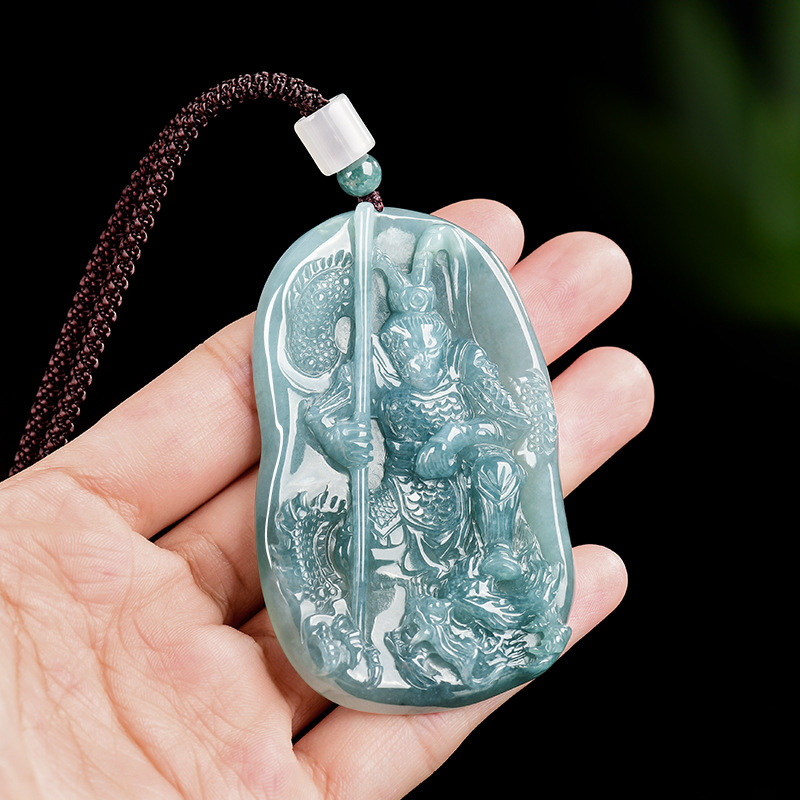 Women'S Accessories - Birmese Jadeïet Monkey King hanger ketting