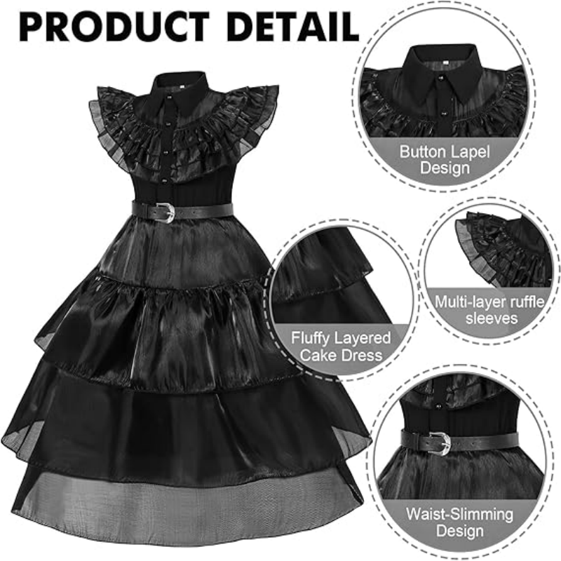Zwarte heksenprinsesjurk voor  - Women'S Accessories Clothing recensie en prijs