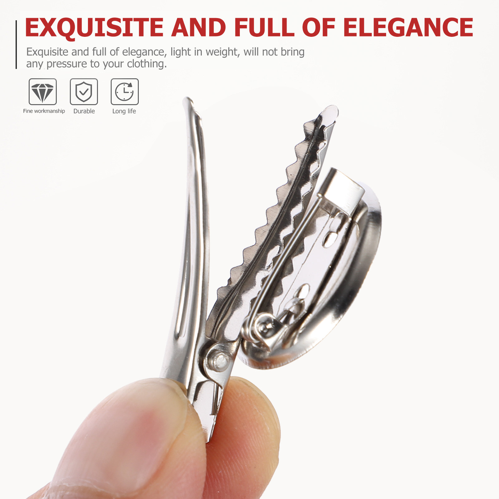 40 Stuks Broche Pin Tray Clips - Women'S Accessories Clothing recensie en prijs