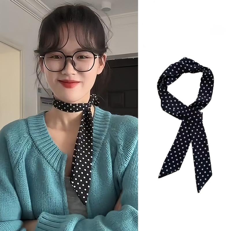 Mode zijden sjaal met stippen  - Women'S Korean Accessories recensie en prijs