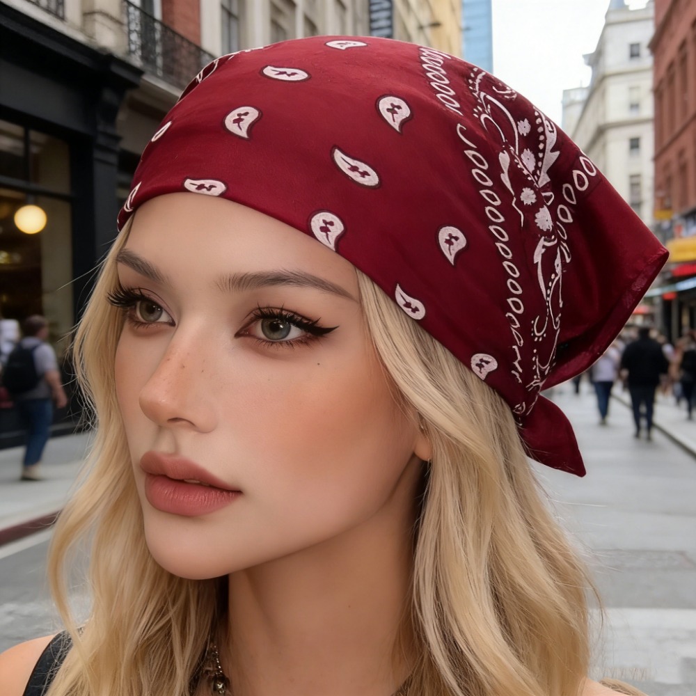 Retro wijnrode vierkante banda - Women'S Accessories Go Outdoors recensie en prijs