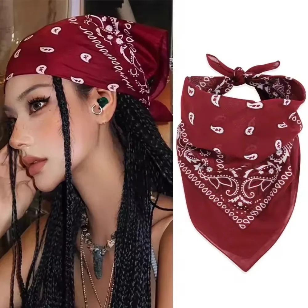 Retro wijnrode vierkante banda - Women'S Accessories Go Outdoors recensie en prijs