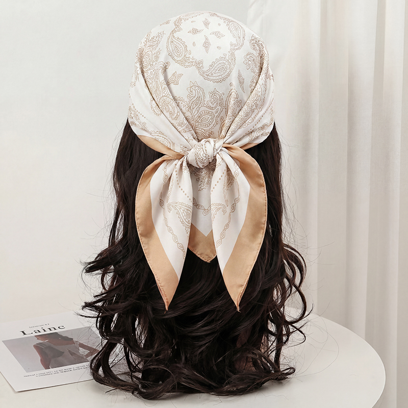 Vintage beige paisley print vi - Women'S Accessories For Neck recensie en prijs