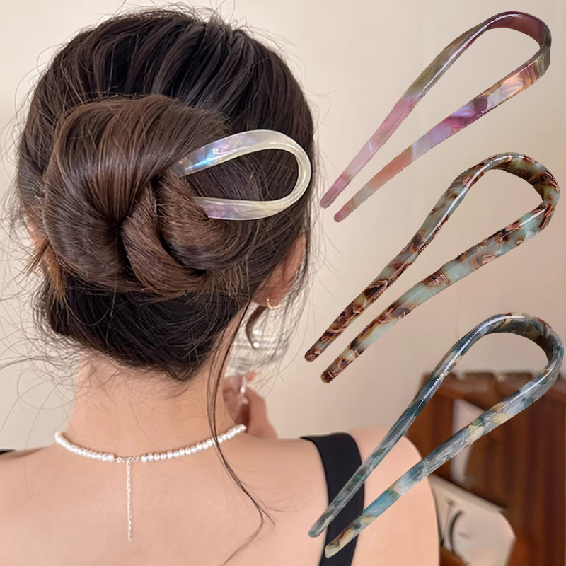 U-vormige haarstokjes Acetaat  - Women Accessories On Sale recensie en prijs