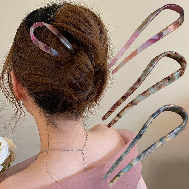 U-vormige haarstokjes Acetaat  - Women Accessories On Sale recensie en prijs
