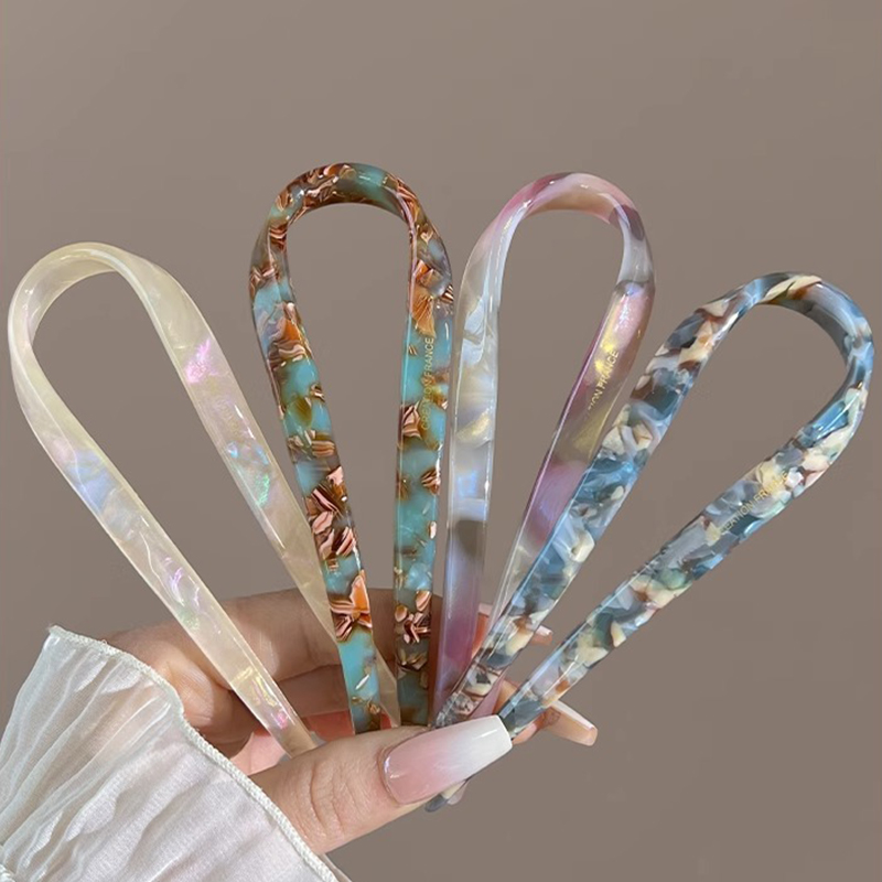 U-vormige haarstokjes Acetaat  - Women Accessories On Sale recensie en prijs